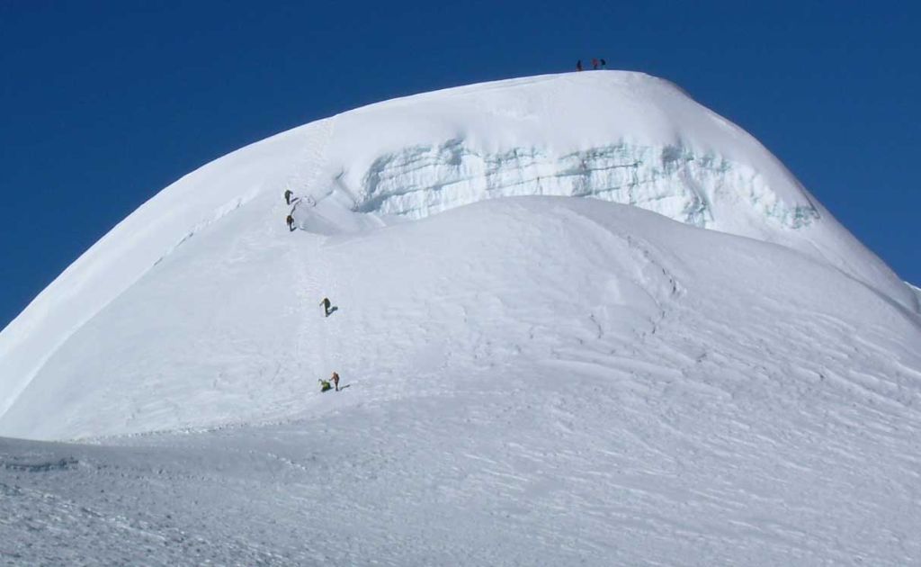 Panorama himalayen depuis le sommet du Mera Peak au Népal