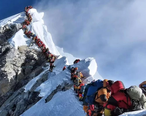 Etant Tenter Le Sommet Everest X