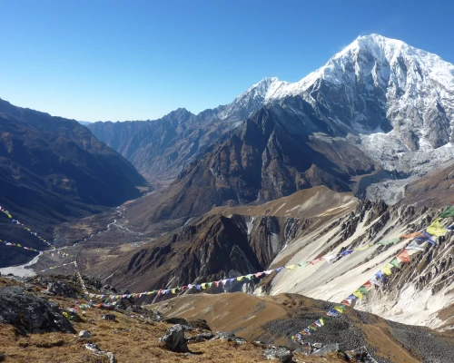 La Vue Depuis Le Sommet De Tserko Ri