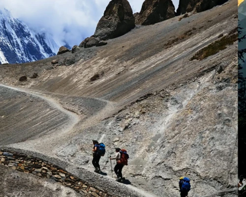 Sur La Route De Tilicho Lac